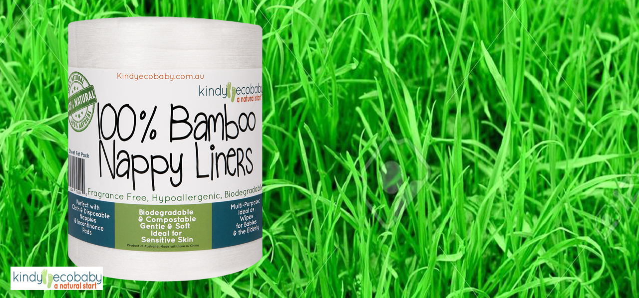 100 per cent Compostable Bamboo Nappy Liners 