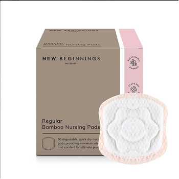 New Beginnings Bamboo Breast Pads Disposable bulk packs