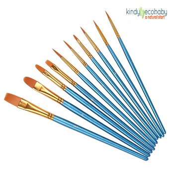 Small Paint Brush Set for Acrylic Watercolor & Oil 