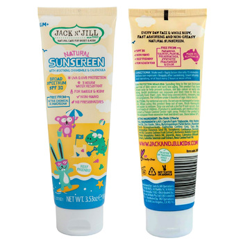 Jack N'Jill SPF 30 Natural Sunscreen with Chamomile & Calendula