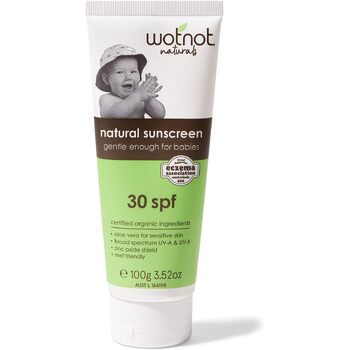 Wotnot Natural Sunscreen for Family & Babies 100g Tubes | Broad-Spectrum, Organic Ingredients