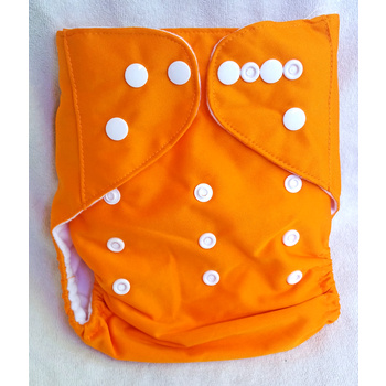 Modern Cloth Nappy Orange