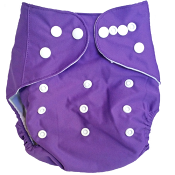 Modern Cloth Nappy Purple
