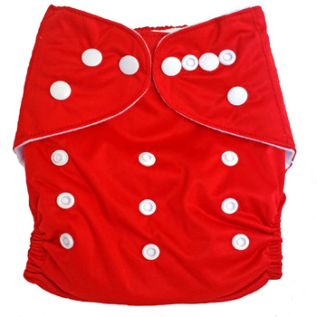 Modern Cloth Nappies (Color:Red)