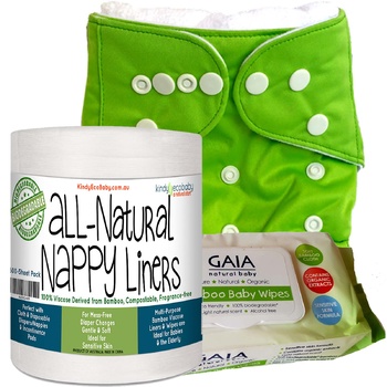 Cloth Nappy, Liners & Wipes: Green