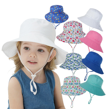 Bucket Hat Kids Boy and Girl Adjustable, for Summer SPF50 UV Sun Protection