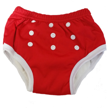 Swimmers & Training Pants [Colour: Red]